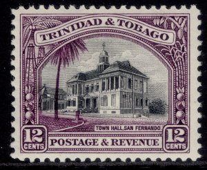 TRINIDAD & TOBAGO GV SG235, 12c black & violet, M MINT.