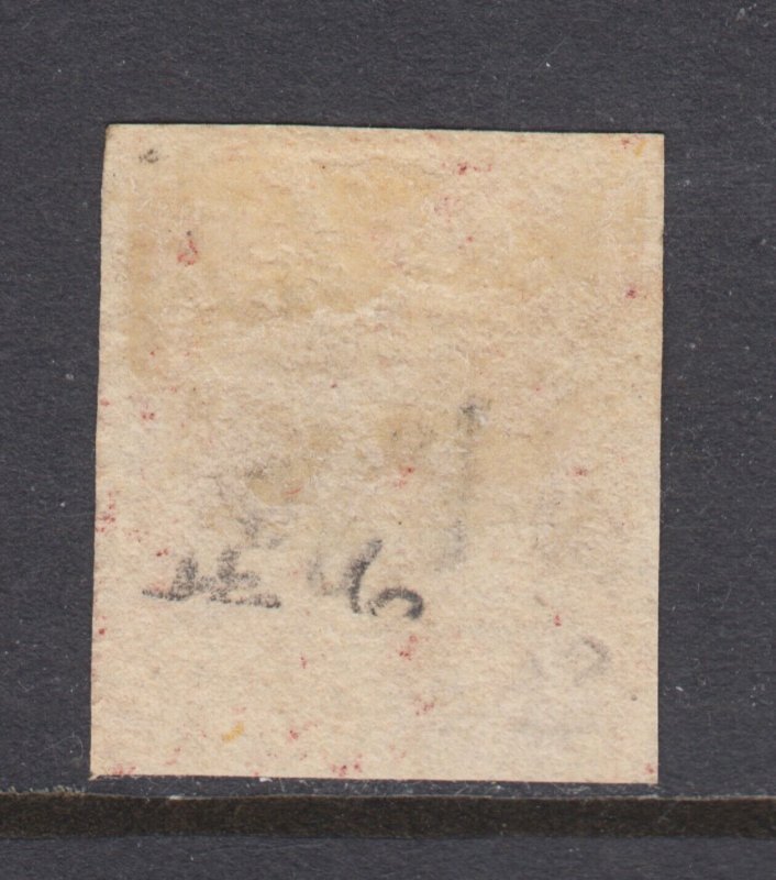 Trinidad Sc 6 MNG. 1857 (1p) brown red Britannia on white paper, imperf, F-VF