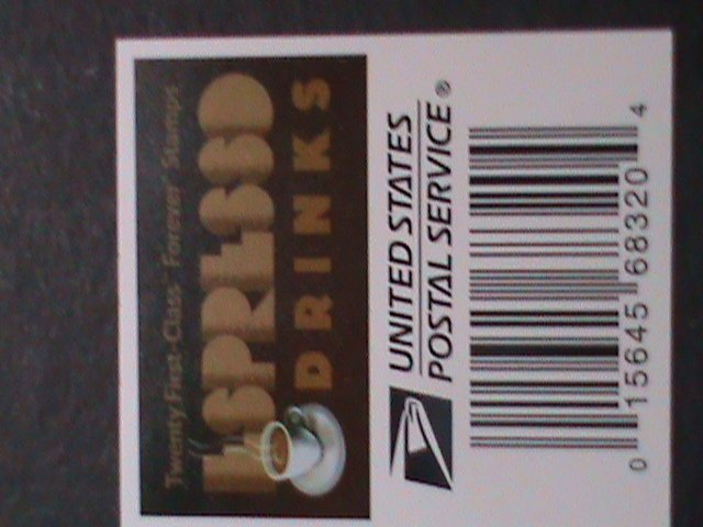 ​UNITED STATES-2021 UNITED STATES COFFEE DRINKS-MNH- FULL  BOOKLET-VF