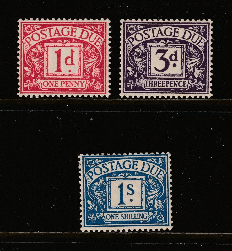 Great britain c 3 MNH post dues from Edward 8th era