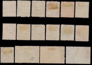 CANADA Sc#162-176 1930-31 KGV & Pictorials Short Set to 50¢ Used