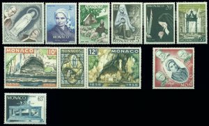 Scott #412-22 MNH