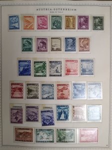 uncatalogued collection on pages Austria 1945-48 common (167)