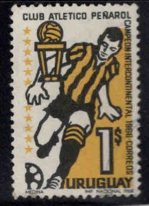 Uruguay Scott 758 Used Soccer stamp