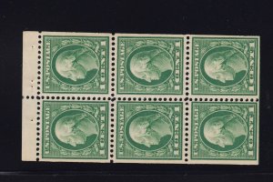 405b Booklet Pane VF+ OG never hinged with nice color cv $ 110 ! see pic !