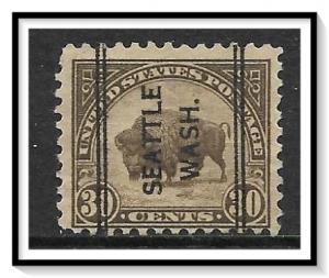 US Precancel #569 Seattle WA Used