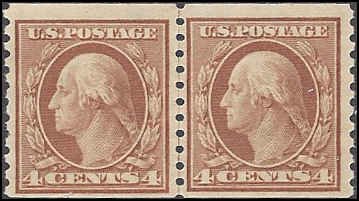 457 Mint,OG,NH... Line Pair... SCV $325.00