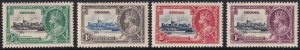 Grenada Sc# 124 / 127 KGV Silver Jubilee 1935 full set LMH CV $16.70