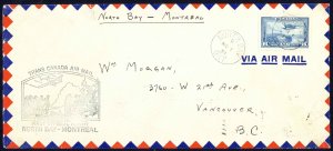 Canada Sc# C6 First Flight (North Bay>Montreal) 1939 3.1 Trans Canada Air Mail