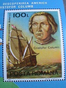 ROMANIA STAMP-1992-SC#3774 500TH ANNIVERSARY:DISCOVER AMERICA  MNH: S/S-VF