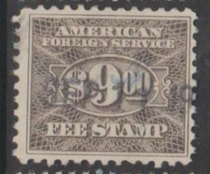 U.S. Scott #RK38 Revenue Foreign Service Fee Stamp - Cat $35 - Used Single