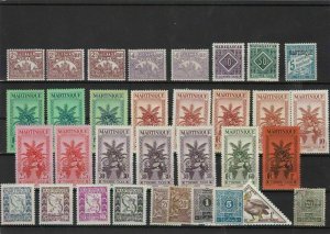 madagacar martinique maroc   mounted mint stamps ref 10997