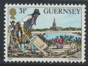 Guernsey  SG 330  SC# 305 Ships Battles Dolyle Mint Never Hinged see scan 