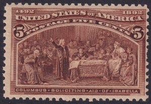 #234 Mint NH, Fine+ (CV $150 - ID47763) - Joseph Luft