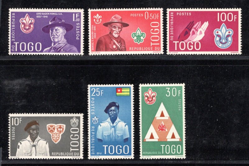 TOGO SC# 401-6 FVF/MNH