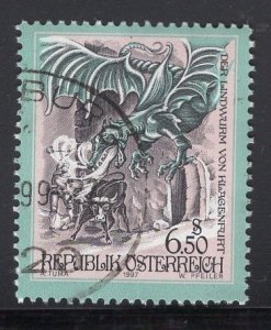 Austria    #1731   used   1997  stories and legends  6.50s