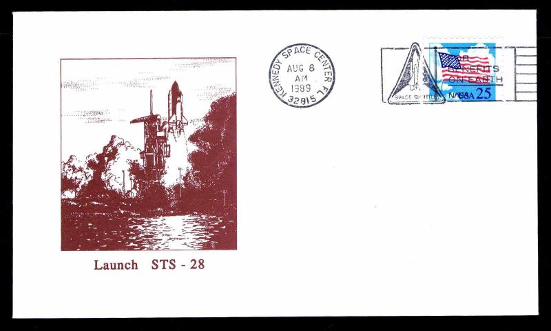 1989 LAUNCH COLUMBIA STS-28 - KENNEDY SPACE CENTER - U.S. #2278 (ESP #3060)