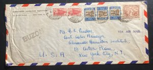 1940 Barranquilla Colombia commercial Airmail Cover To New York USA