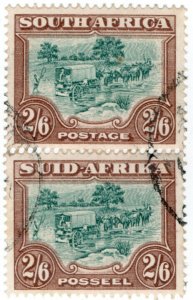 (I.B) South Africa Postal : Ox Wagon 2/6d (SG 121)