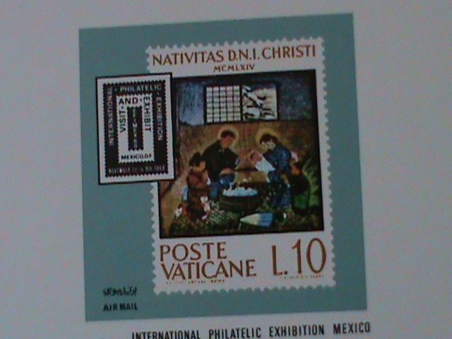 ​RAS ALKHAIMA-INTEL.STAMPS SHOW-MEXICO'68- CHRISTMAS PAINTING MNH S/S-VF