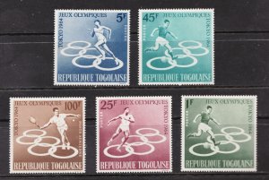 1964 Togo - Republique Togolaise 491-94, C43 - MNH Olympic stamp set