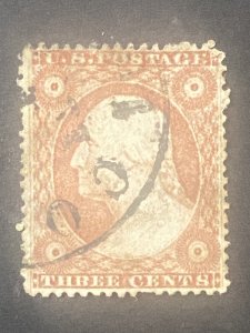 US Stamps-SC# 26 -  Used  - Town Cancel  - SCV $11.00