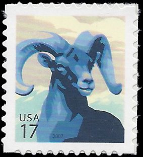 #4138 17c Bighorn Sheep 2007 Mint NH