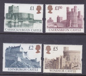 Great Britain 1445-48 (SG1611-14) 1992-94 MNH Castles £1-£5 Set VF Set of 4