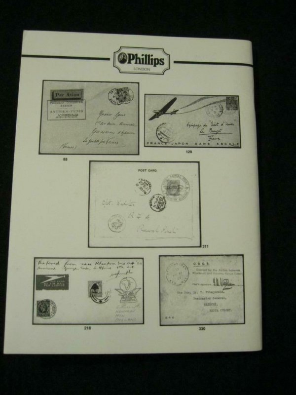 PHILLIPS AUCTION CATALOGUE 1995 AIRMAILS OF THE WORLD 'WILSON' COLLECTION