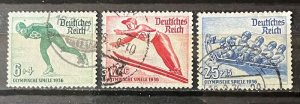 Germany #B79-B81 Used Set- SCV=$10.05*