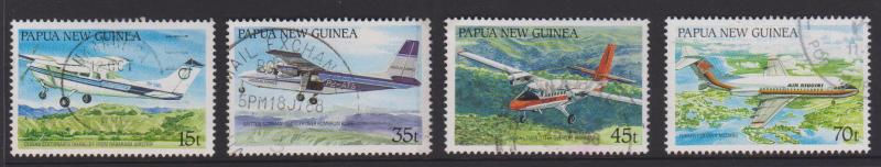 Papua New Guinea Sc#687-690 Used