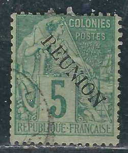 Reunion 20 Y&T 20 MHR F/VF 1891 SCV $9.00