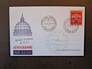 Vatican City 1972 Concorde Flight Cover / Tupolev - Tu 144 - Z5143