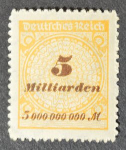 Germany Sc # 307, VF MH