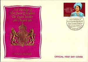 Worldwide First Day Cover, Royalty, Cayman Islands