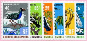 Comoro Stamps # 90-95 MLH VF Scott Value $26.00