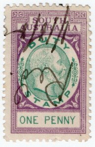 (I.B) Australia - South Australia Revenue : Stamp Duty 1d