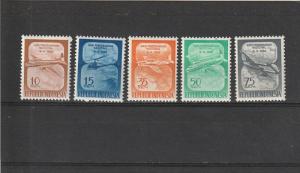 Indonesia  Scott#  445-9  MH