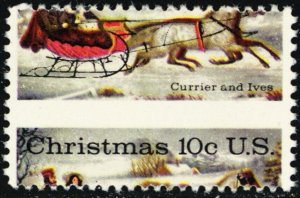 1551, Mint NH 10¢ Christmas Stamp - Misperfed Error * Stuart Katz