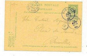 D69226 Binche Bruxelles 1905 Belgium Postal Stationery Carte-Postale