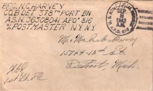 United States A.P.O.'s Soldier's Free Mail 1943 U.S. Army Postal Service, A.P...