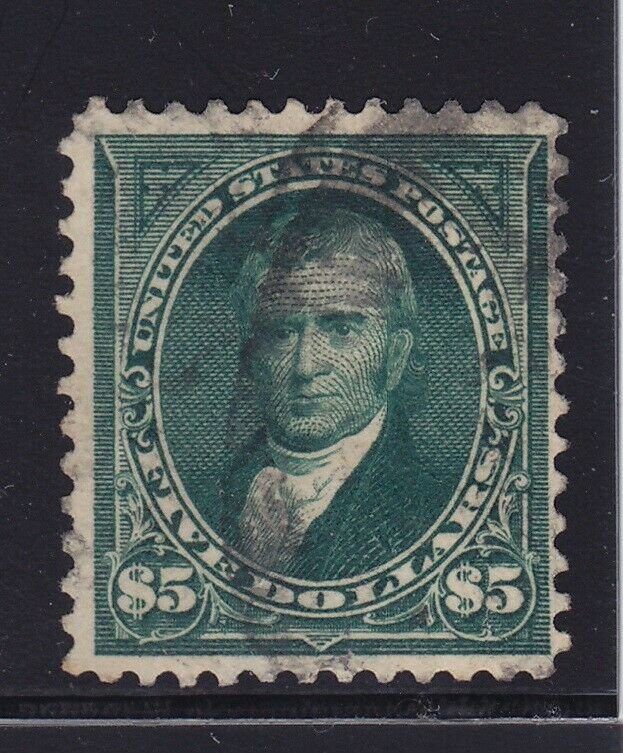 278 F-VF used neat cancel with nice rich color cv $ 650 ! see pic !