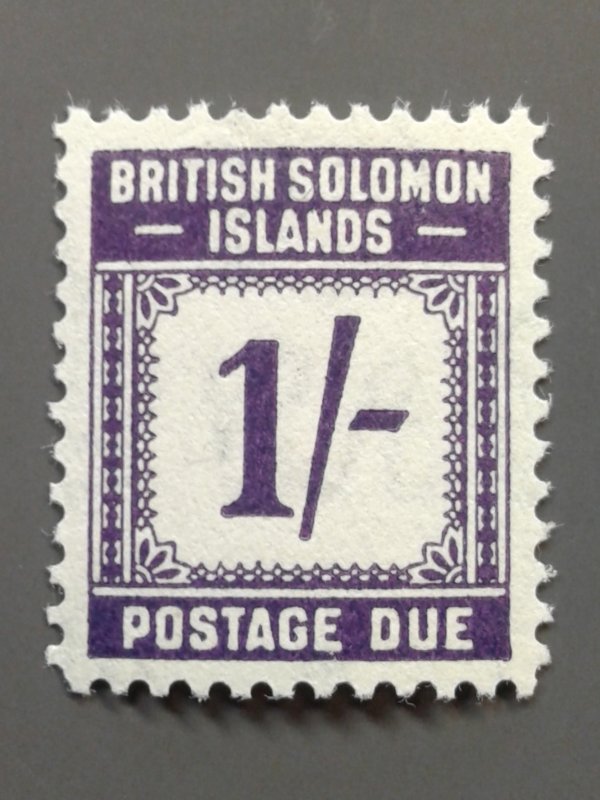 Solomon Islands J7 F-VF MLH.  Scott $ 10.00