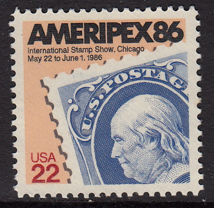 United States #2145 Ameripex 86, Please see description