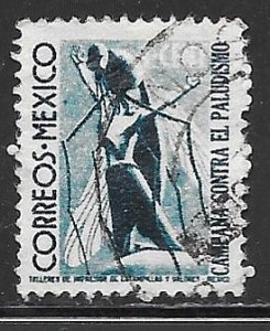 Mexico RA16: 1c Mosquito attacking man, used, F-VF