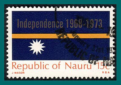 Nauru 1973 Independence, Flag, used  #90,SG98