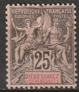 Diego Suarez 1892 Sc 32 MH*