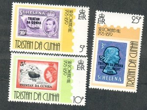Tristan da Cunha #260 - 262 set of MNH singles