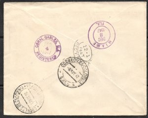 COLOMBIA 1947 25c Mutis & Triana Issue Sc 555 on FDC w Postal Tax RA33