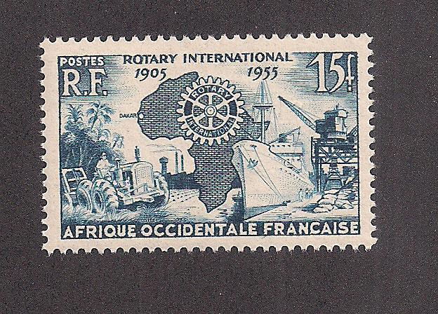 FRENCH WEST AFRICA SC# 64 F-VF MNH 1955